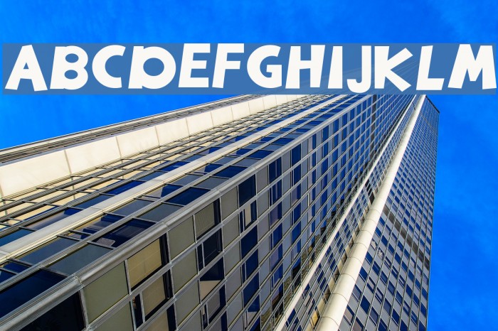 EgNew Thick Font examples