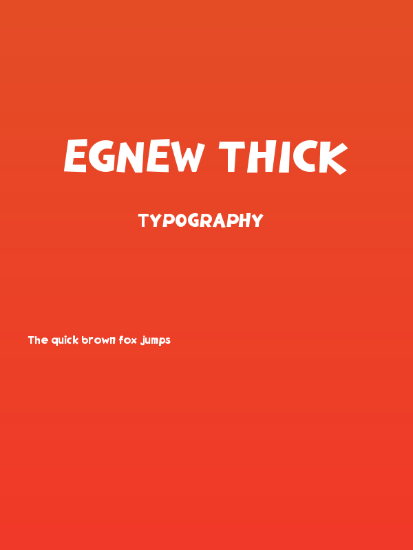 EgNew Thick Poster