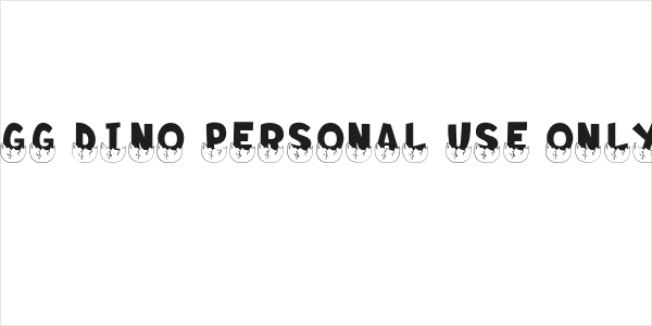 Egg Dino PERSONAL USE ONLY! Logo