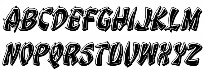 Egg Roll Bevel Italic Fuentes MINÚSCULAS