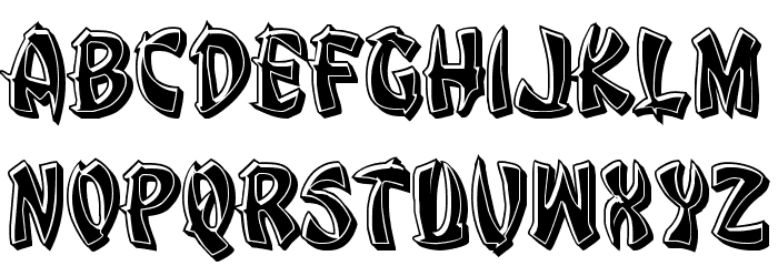 Egg Roll Bevel Font LOWERCASE