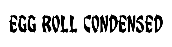 Egg Roll Condensed لخطوط تنزيل