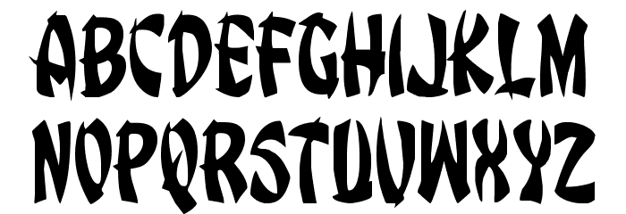 Egg Roll Condensed Font LOWERCASE