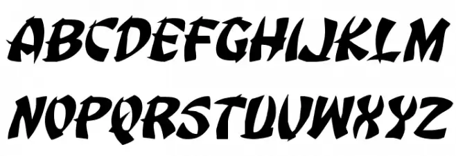 Egg Roll Expanded Italic Schriftart Groß