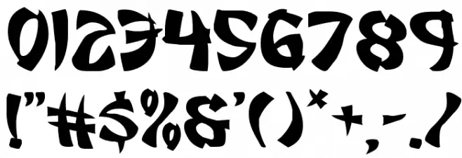 Egg Roll Expanded Font OTHER CHARS