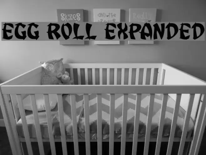 Egg Roll Expanded Font examples
