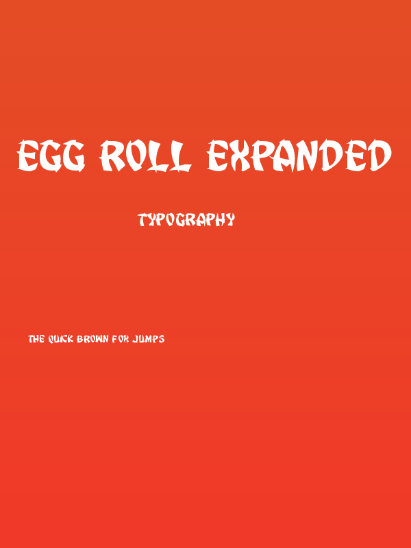 Egg Roll Expanded Poster