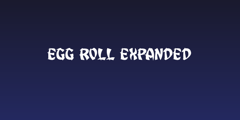 Egg Roll Expanded Social Header
