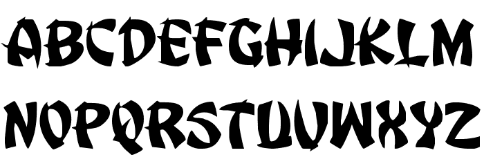Egg Roll Expanded Font LOWERCASE