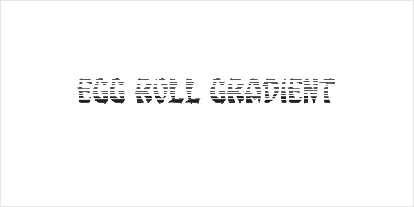Egg Roll Gradient Logo