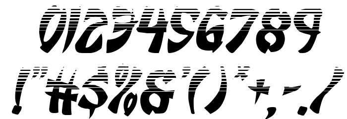 Egg Roll Halftone Font OTHER CHARS
