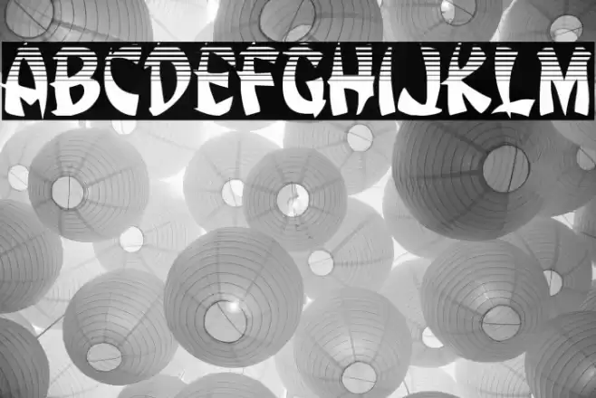 Egg Roll Halftone Font examples