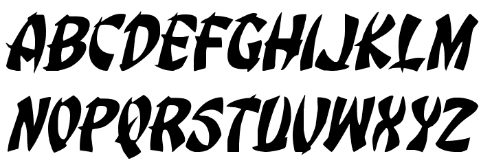 Egg Roll Italic Font LOWERCASE
