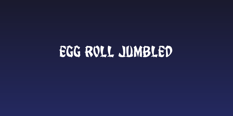 Egg Roll Jumbled Social Header