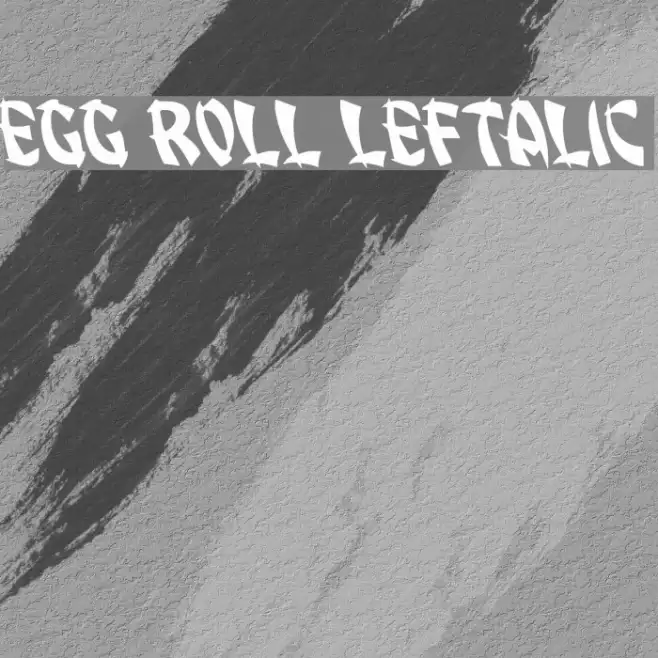 Egg Roll Leftalic Example 1
