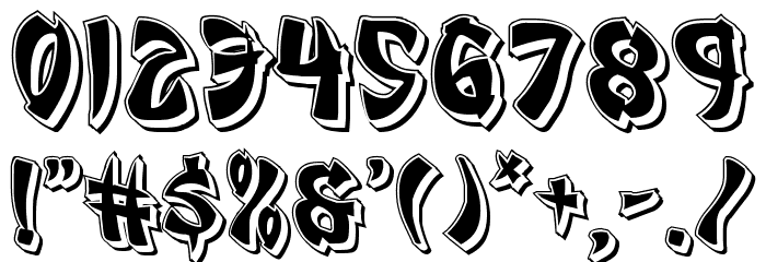 Egg Roll Punch Font OTHER CHARS