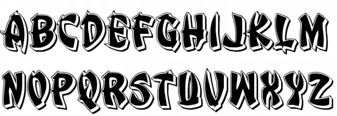 Egg Roll Punch Font UPPERCASE