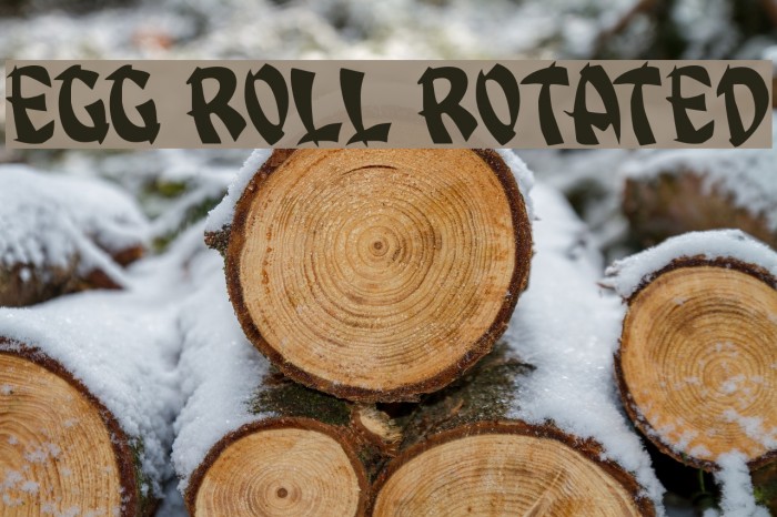 Egg Roll Rotated Example 1