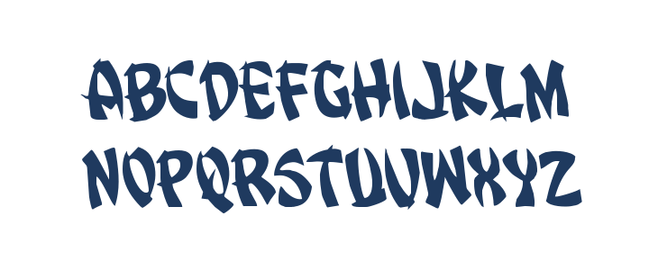 Egg Roll Rotated Lowercase