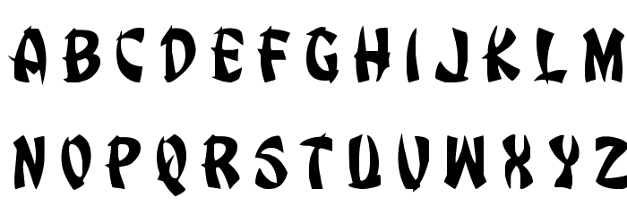 Egg Roll Title Font LOWERCASE