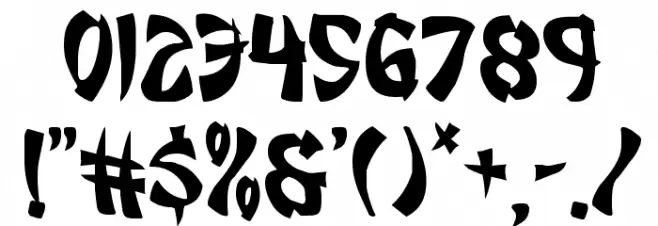 Egg Roll Font OTHER CHARS