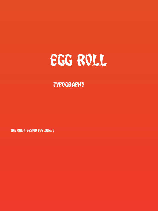 Egg Roll Poster