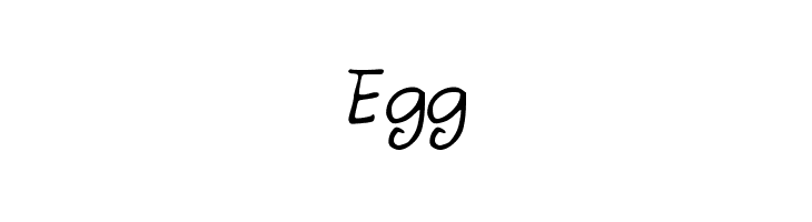 Egg Font