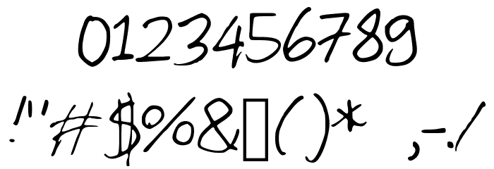 Egg Font OTHER CHARS