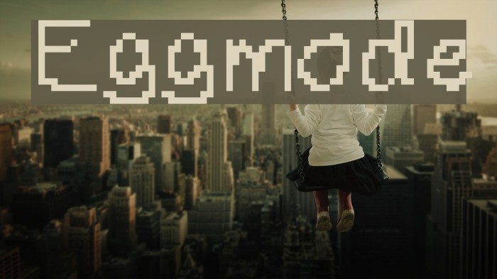 Eggmode Font examples
