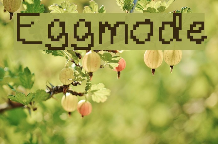 Eggmode Font examples
