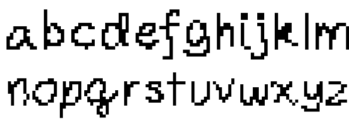 Eggmode Font LOWERCASE