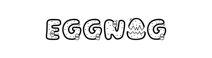 Eggnog  Frei Schriftart Herunterladen