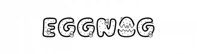 Eggnog  Free Fonts Download