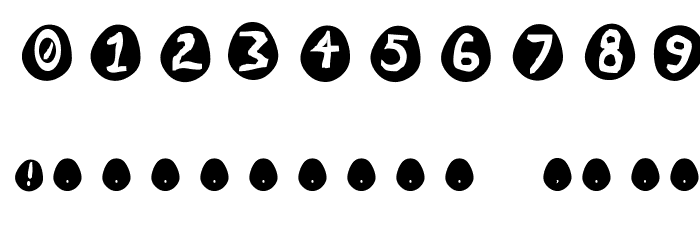 Eggs Font OTHER CHARS