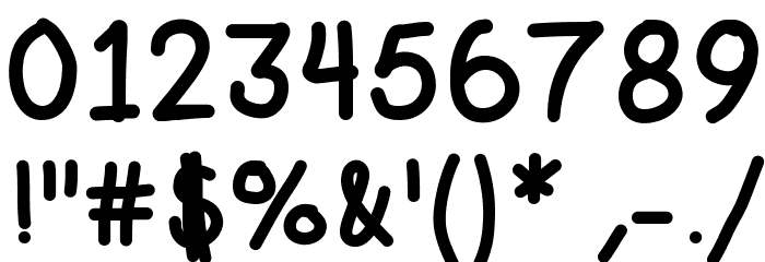 EggsExtraYolk Font OTHER CHARS
