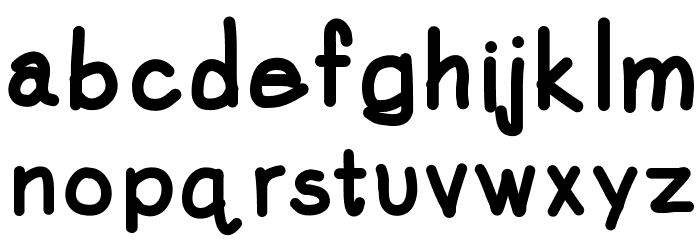 EggsExtraYolk Font LOWERCASE