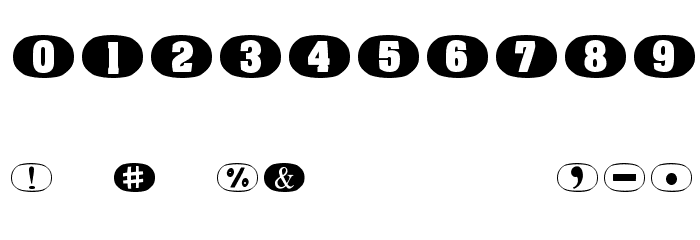 EggsOne Font OTHER CHARS