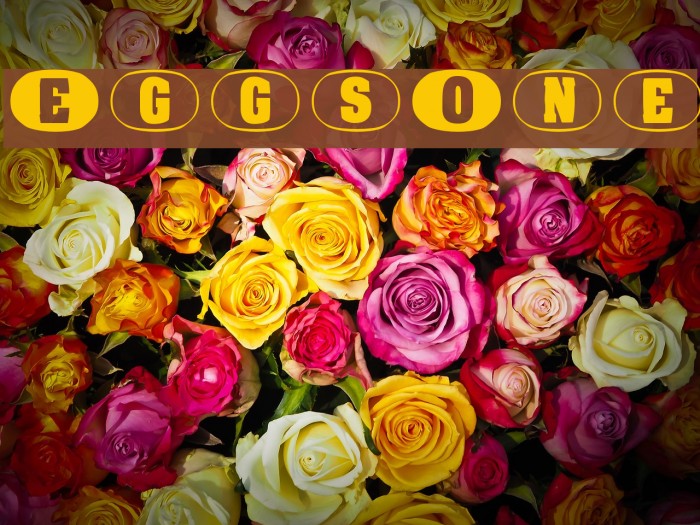 EggsOne Font examples