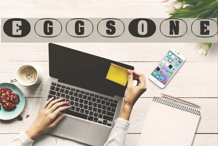 EggsOne Font examples