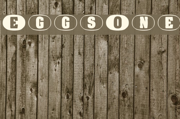 EggsOne Font examples