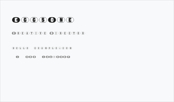 EggsOne Business Card