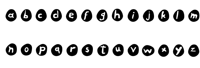 Eggs Font LOWERCASE