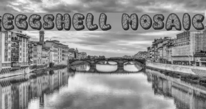 Eggshell Mosaic फ़ॉन्ट examples
