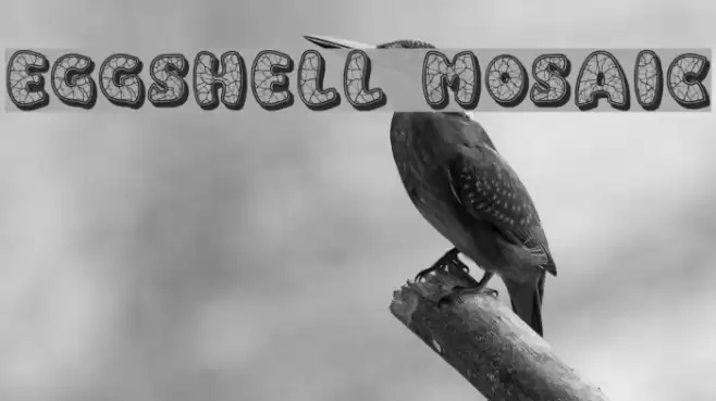 Eggshell Mosaic फ़ॉन्ट examples