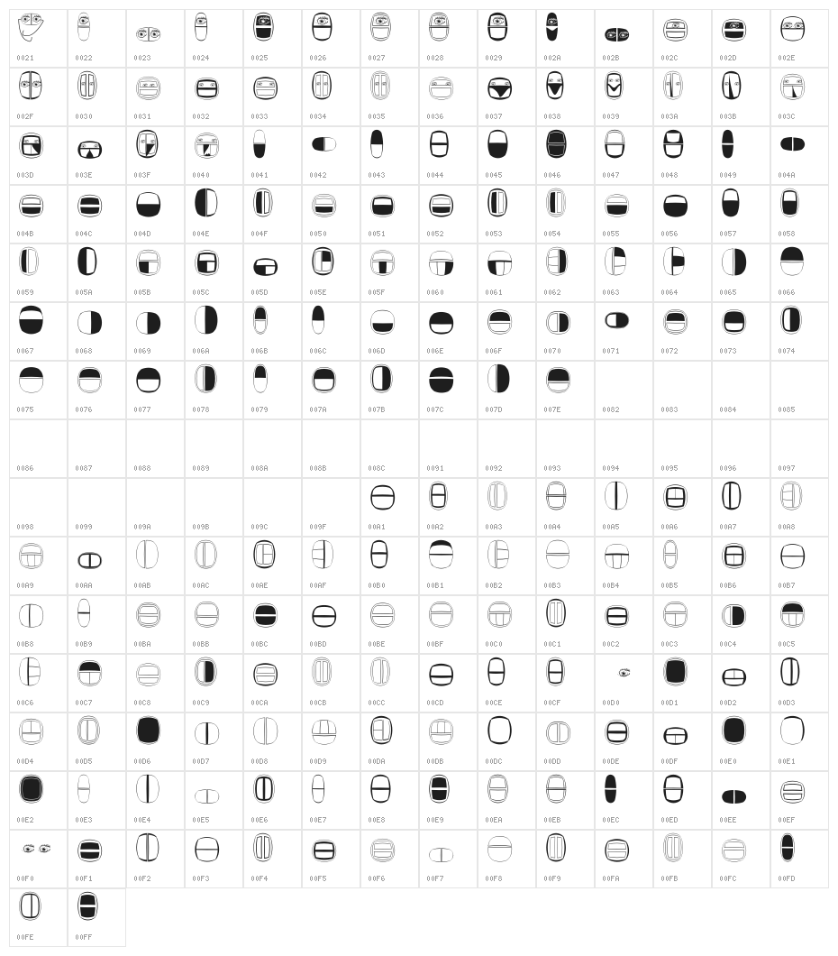 EggsnPills Character Map
