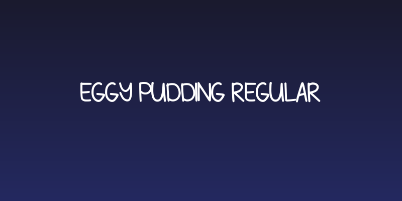 Eggy Pudding Regular Social Header