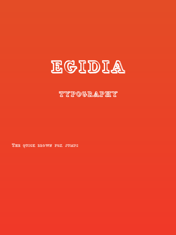 Egidia Poster