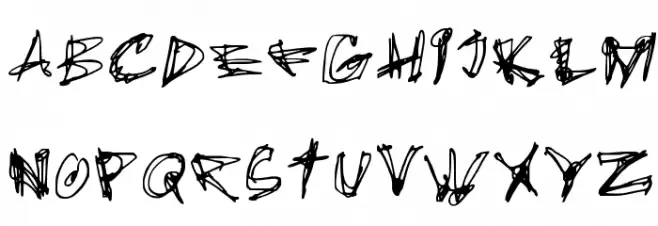 EgidoVal Handstyle 1 Medium फ़ॉन्ट अपरकेस