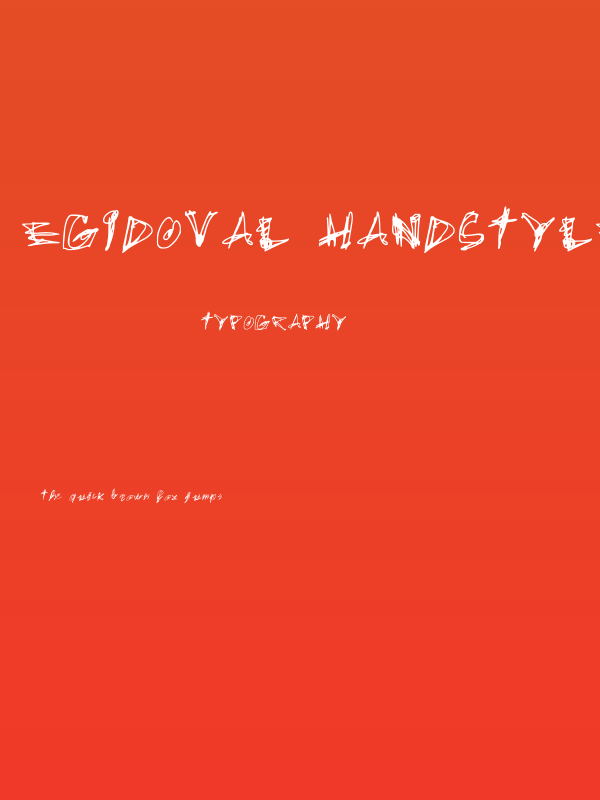 EgidoVal Handstyle 1 Medium Poster