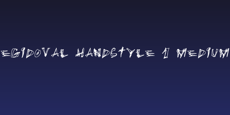 EgidoVal Handstyle 1 Medium Social Header